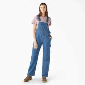 Salopette à bretelles coupe décontractée pour femme