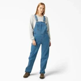 Salopette à bretelles coupe décontractée pour femme
