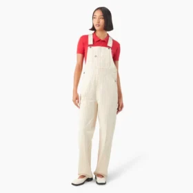Salopette à bretelles Pinstripe Service pour femme Salopette à bretelles Pinstripe Service pour femme