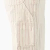 Salopette à bretelles Pinstripe Service pour femme Salopette à bretelles Pinstripe Service pour femme