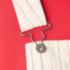 Salopette à bretelles Pinstripe Service pour femme Salopette à bretelles Pinstripe Service pour femme