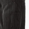 Salopette à bretelles Pinstripe Service pour femme Salopette à bretelles Pinstripe Service pour femme