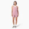 Salopette courte en toile de coton pour femme, 10 cm Salopette courte en toile de coton pour femme, 10 cm