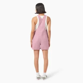 Salopette courte en toile de coton pour femme, 10 cm Salopette courte en toile de coton pour femme, 10 cm