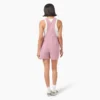 Salopette courte en toile de coton pour femme, 10 cm Salopette courte en toile de coton pour femme, 10 cm