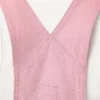 Salopette courte en toile de coton pour femme, 10 cm Salopette courte en toile de coton pour femme, 10 cm