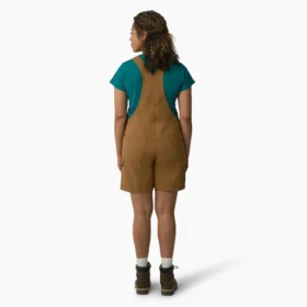 Salopette courte pour femme, coupe ample, 18 cm Salopette courte pour femme, coupe ample, 18 cm