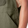 Salopette à double plastron en toile cirée