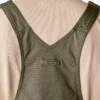 Salopette à double plastron en toile cirée