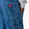 Salopette en denim ample Salopette en denim ample