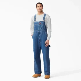 Salopette indigo délavée