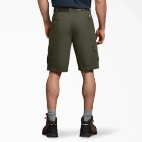 Short cargo ripstop coupe décontractée, 28 cm