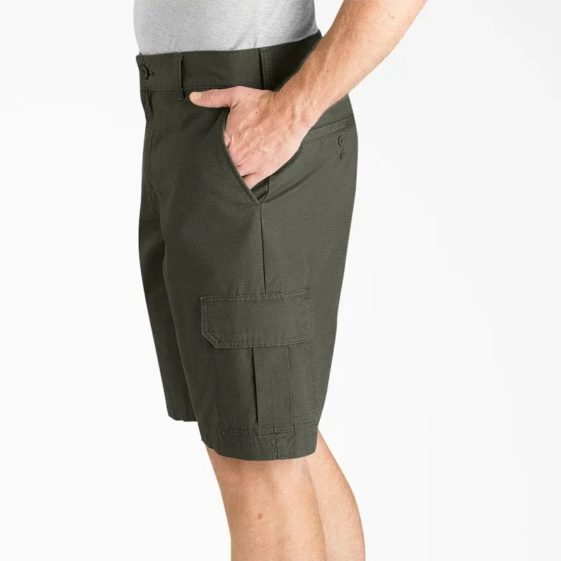 Short cargo ripstop coupe décontractée, 28 cm Short cargo ripstop coupe décontractée, 28 cm