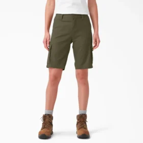 Short cargo ripstop pour femme, 23 cm