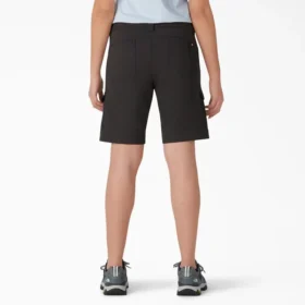 Short cargo slim fit rafraîchissant pour femme, 25 cm