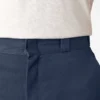 Short de travail ample à devant plat, 33 cm