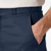 Short de travail ample à devant plat, 33 cm