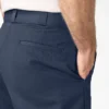 Short de travail ample à devant plat, 33 cm