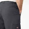 Short de travail ample à devant plat, 33 cm
