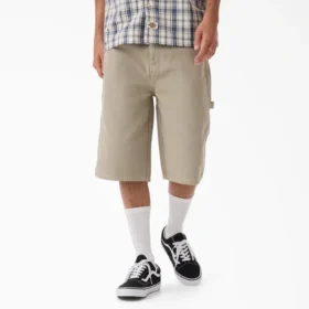 Shorts ample en toile de coton Carpenter Duck, 33 cm
