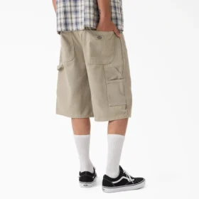 Shorts ample en toile de coton Carpenter Duck, 33 cm