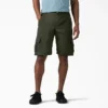Shorts cargo en coton duck à coupe décontractée Flex, 28 cm