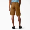 Shorts cargo en coton duck à coupe décontractée Flex, 28 cm