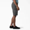 Shorts cargo en coton duck à coupe décontractée Flex, 28 cm