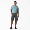 Shorts cargo en coton duck à coupe décontractée Flex, 28 cm