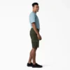 Shorts cargo en coton duck à coupe décontractée Flex, 28 cm