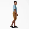 Shorts cargo en coton duck à coupe décontractée Flex, 28 cm