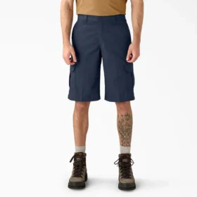 Shorts cargo Flex à coupe décontractée, 33 cm