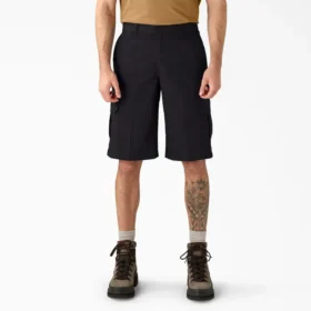 Shorts cargo Flex à coupe décontractée, 33 cm