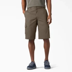 Shorts cargo Flex à coupe décontractée, 33 cm
