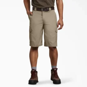 Shorts cargo Flex à coupe régulière, 28 cm
