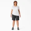 Shorts cargo slim fit rafraîchissant pour femmes grandes tailles, 25 cm Shorts cargo slim fit rafraîchissant pour femmes grandes tailles, 25 cm