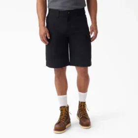 Shorts cargo Tradebuilt en toile de coton, 28 cm