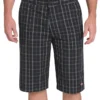 Shorts à carreaux 13&Prime; coupe classique avec poches multifonctions