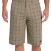 Shorts à carreaux 13&Prime; coupe classique avec poches multifonctions