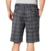 Shorts à carreaux Performance Flex 28 cm, coupe décontractée et devant plat