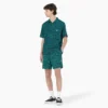 Shorts à cordon de serrage coupe moderne à imprimé zèbre, 15 cm Shorts à cordon de serrage coupe moderne à imprimé zèbre, 15 cm