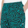 Shorts à cordon de serrage coupe moderne à imprimé zèbre, 15 cm Shorts à cordon de serrage coupe moderne à imprimé zèbre, 15 cm