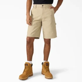 Shorts de charpentier en toile, 28 cm