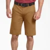 Shorts de charpentier en toile de coton Flex, coupe régulière, 28 cm Shorts de charpentier en toile de coton Flex, coupe régulière, 28 cm