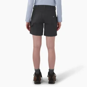Shorts de charpentier en toile de coton pour femme, 18 cm