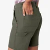 Shorts de charpentier en toile de coton pour femme, 18 cm Shorts de charpentier en toile de coton pour femme, 18 cm