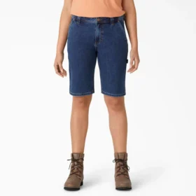 Shorts de charpentier pour femme à coupe ample, 28 cm