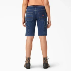 Shorts de charpentier pour femme à coupe ample, 28 cm