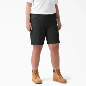 Shorts de femme grande taille à coupe décontractée et rafraîchissant, 23 cm