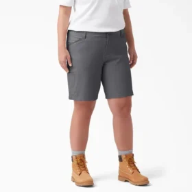 Shorts de femme grande taille à coupe décontractée et rafraîchissant, 23 cm